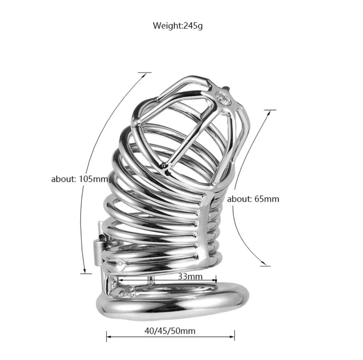 قفص عفة معدني - Image 2